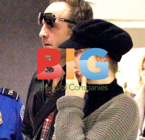 Laeticia Casta and Stefano Accorsi at LAX