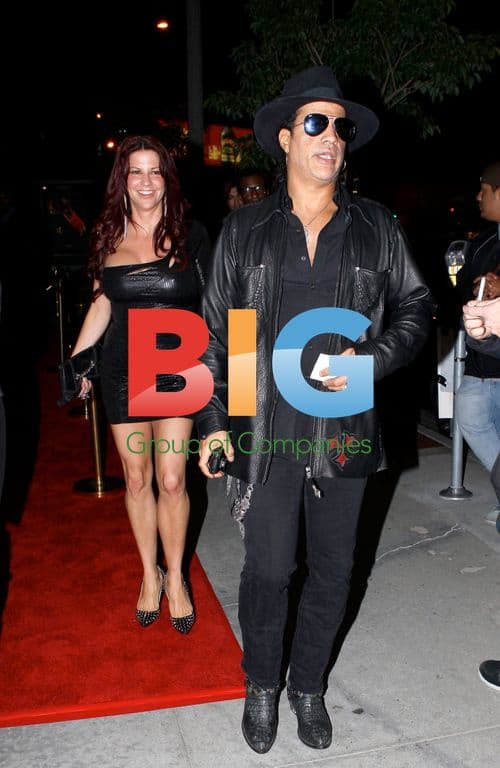Slash Enjoying Evening in Hollywood