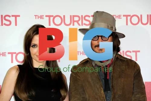 Angelina Jolie and Johnny Depp at 'The Tourist' Photocall