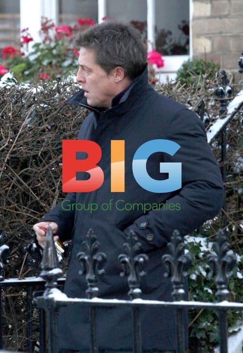 Hugh Grant at Liz Hurley's House