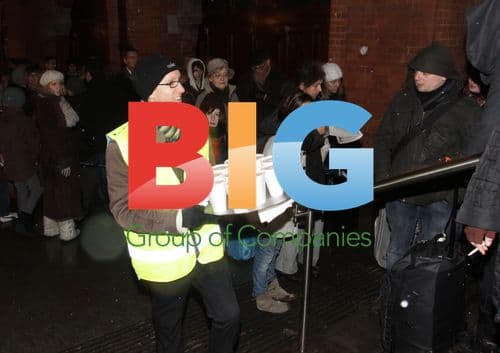 Passengers Queuing at St. Pancras Station