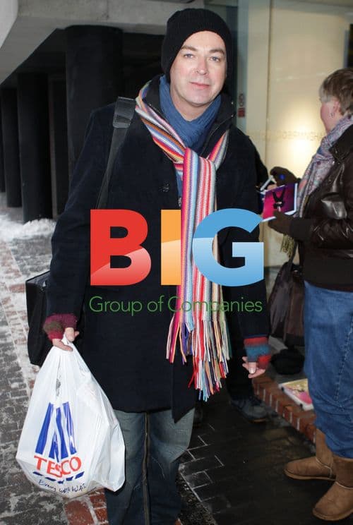 Julian Clary Arrives at Birmingham Hippodrome for Dick Whittington Panto