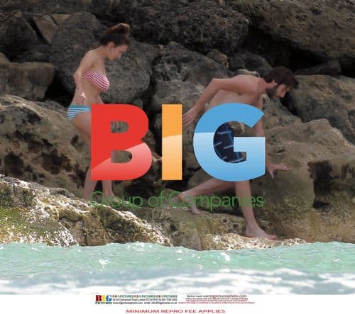 James Buckley with girlfriend Clair Meek in Caribbean