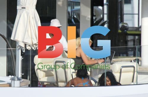 P Diddy with Family on Yacht