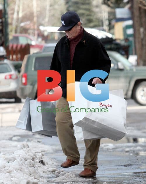 Jack Nicholson Shopping in Aspen
