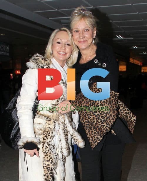 Kristina Rihanoff Spotted with Mom at London Airport