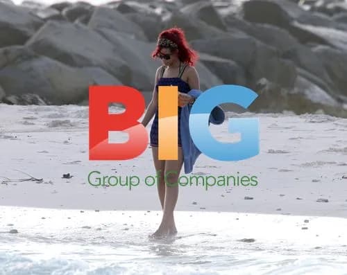 Rihanna on Barbados beach vacation