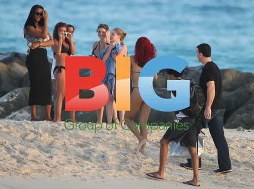 Rihanna Jetsking in Barbados