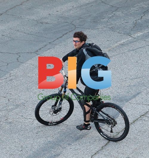 Orlando Bloom Rides Mountain Bike