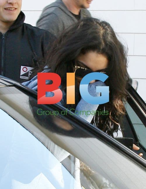 Vanessa Hudgens Tries to Hide from Paparazzi
