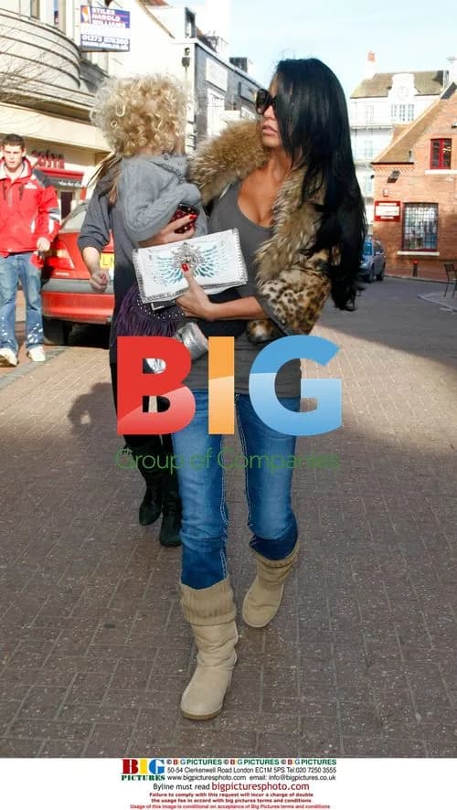Katie Price and Daughter Princess in Brighton