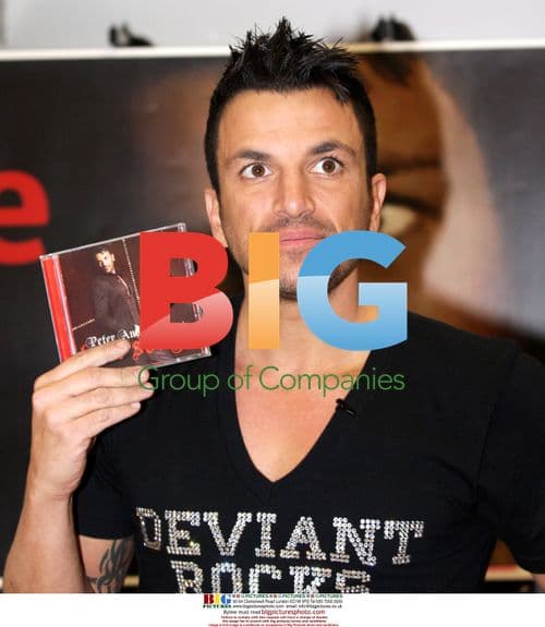 Peter Andre Signs Copies of 'Unconditional Love Songs'
