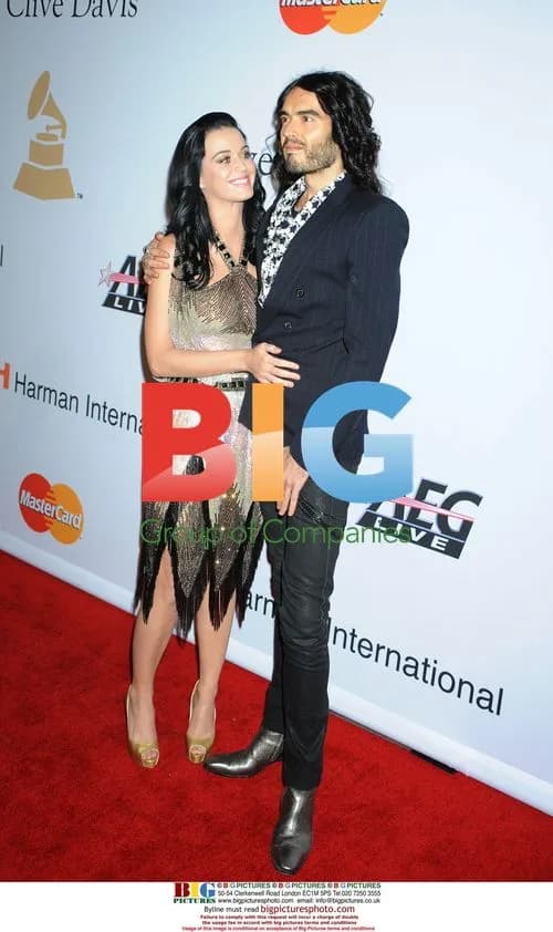 Katy Perry and Russell Brand at GRAMMY Awards