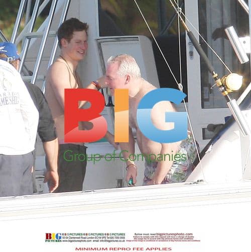 Prince Harry Fishing in Caribbean