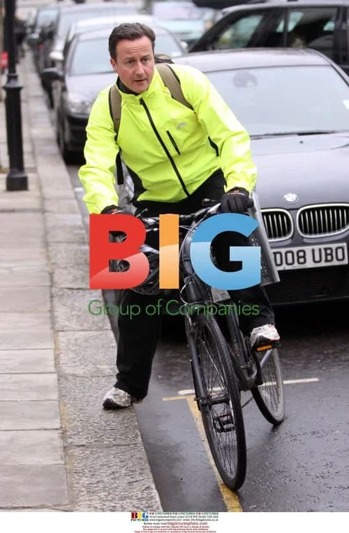 David Cameron Riding Bicycle