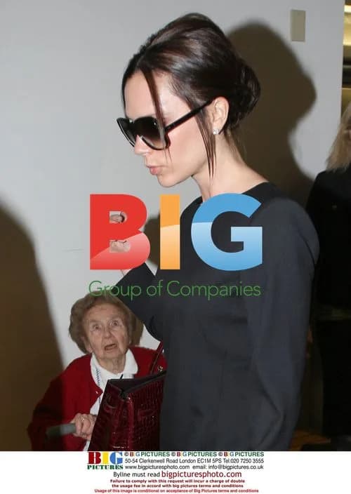 Victoria Beckham Arrives at LAX