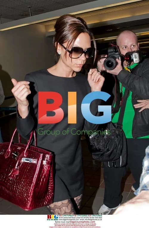 Victoria Beckham Departs LAX