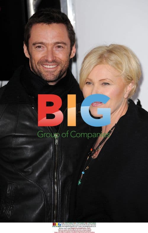 Hugh Jackman and wife at 'From Paris With Love' premiere