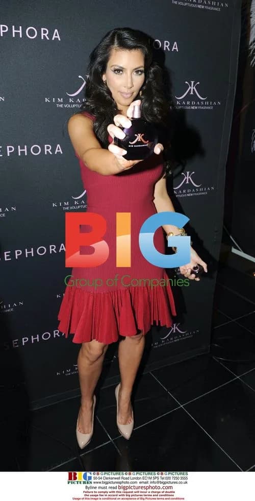 Kim Kardashian promotes new fragrance