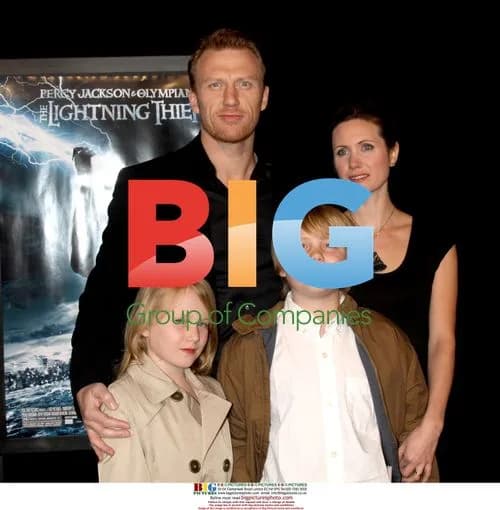 Kevin McKidd and Family at 'Percy Jackson' Screening