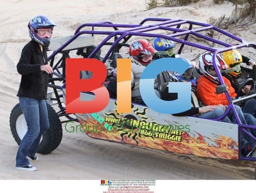 Katie Price and Alex Reid Ride Sand Buggies