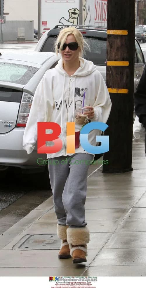Ashley Tisdale Grabs Coffee Before Workout