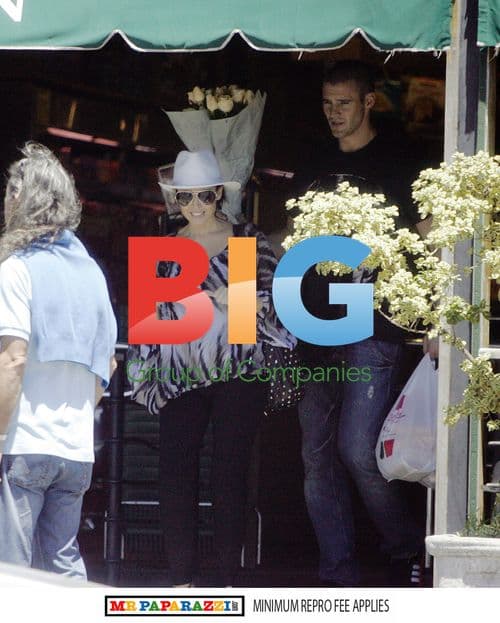 Dannii Minogue and Chris Smith in Cape Town