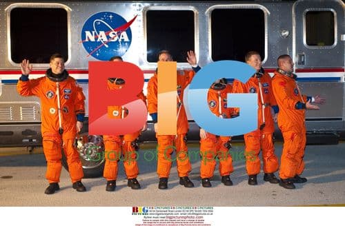 NASA's Endeavour Crew Pose Before Launch