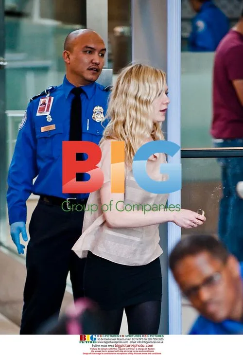 Kirsten Dunst Departs LAX