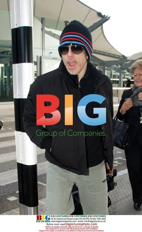 Ben Stiller Arrives at Airport in London
