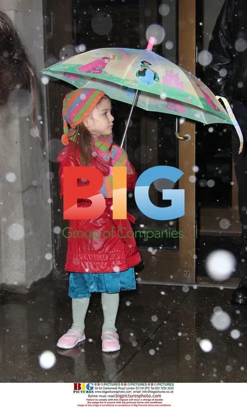 Katie Holmes and Suri Cruise in NYC Blizzard