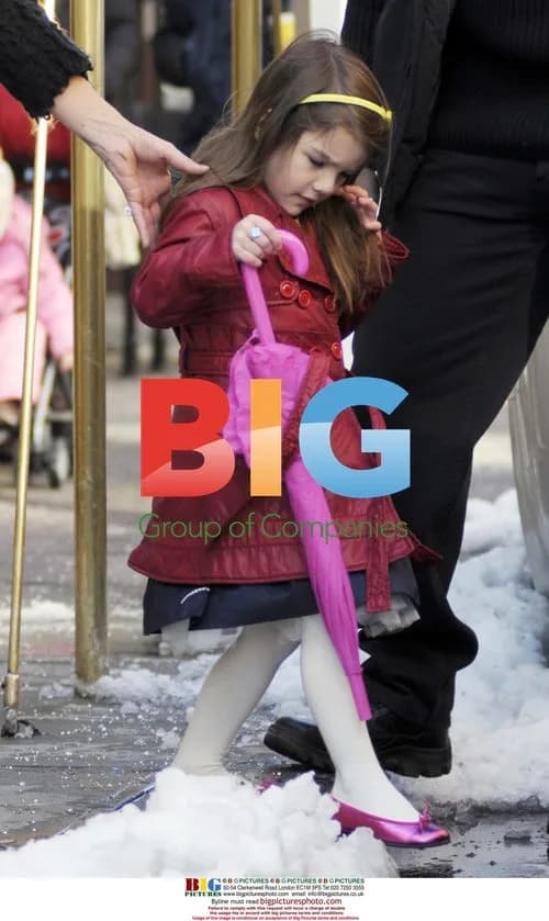 Katie Holmes and Suri Cruise Leave NYC Apartment