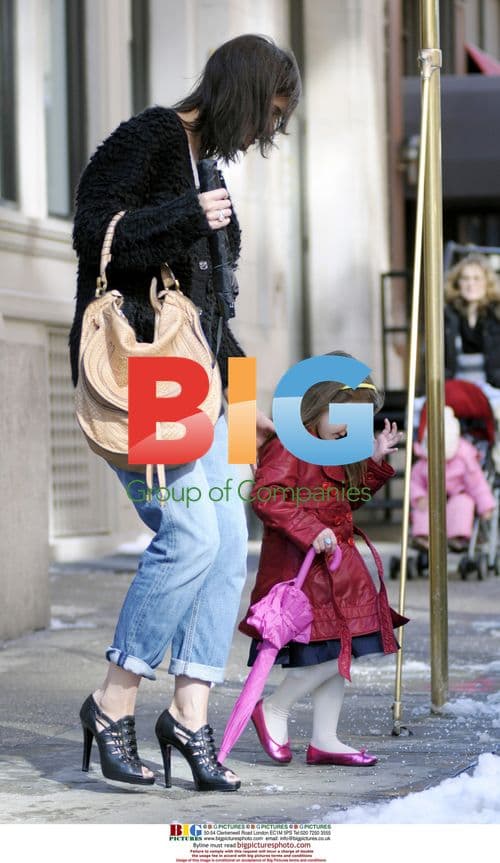 Katie Holmes and Suri Cruise in New York