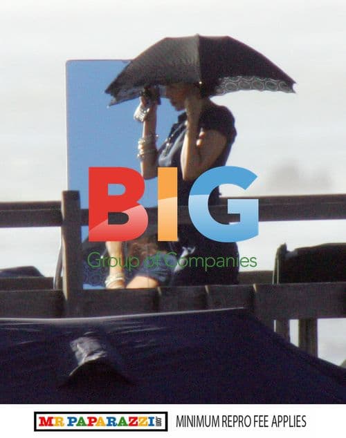 Dannii Minogue and Kris Smith on M&S Shoot