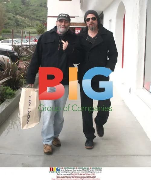 Brad Pitt Shops with Eric Roth in Malibu