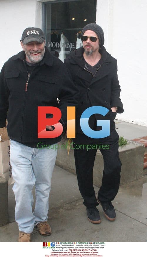 Brad Pitt Visits Toy Store with Friend