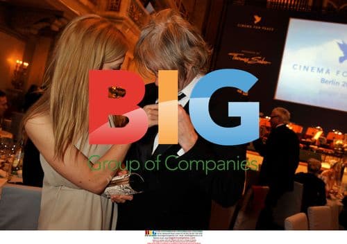 Heike Makatsch and Sir Bob Geldof at Cinema For Peace Gala