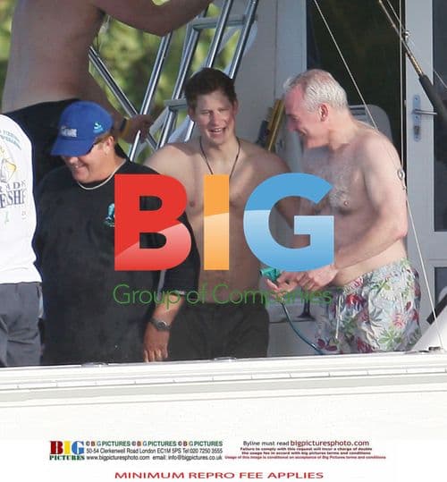 Prince Harry Fishing in Caribbean