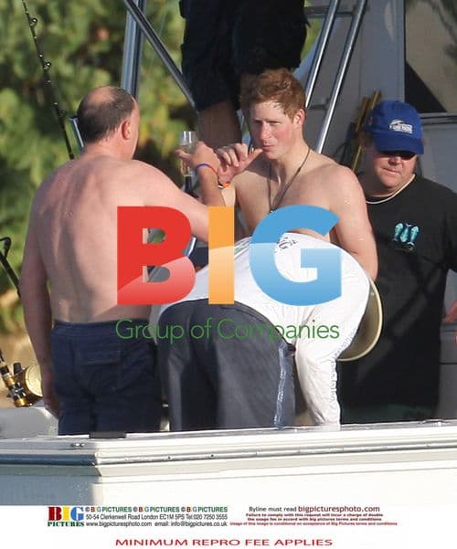Prince Harry Fishing in Caribbean