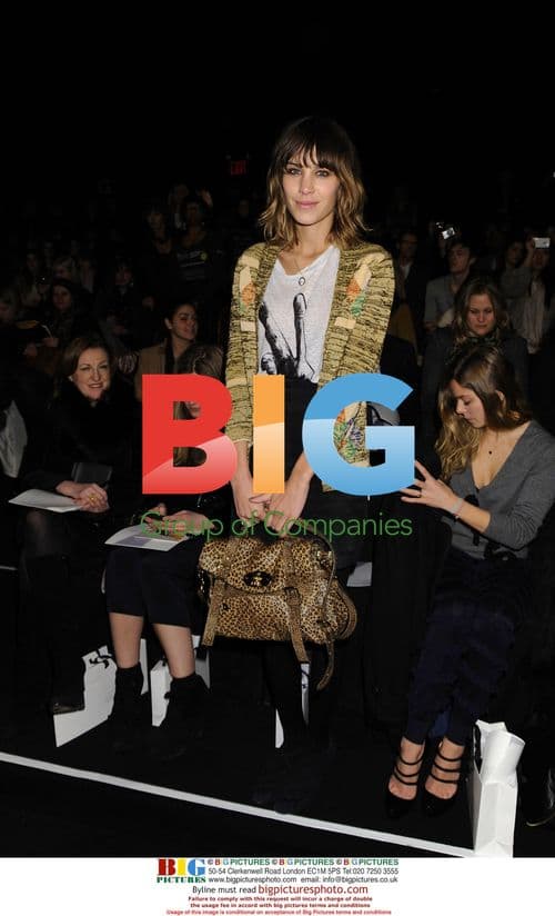 Alexa Chung at Milly Fashion Show