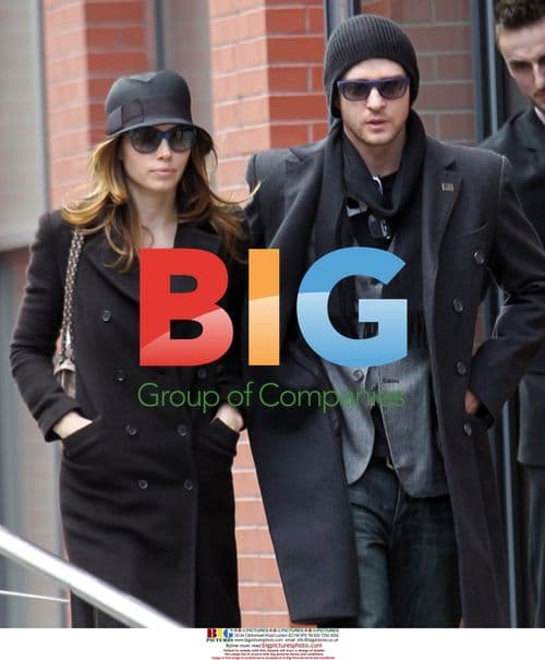 Jessica Biel and Justin Timberlake in New York