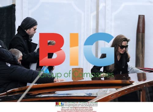 Brad Pitt and Angelina Jolie in Venice