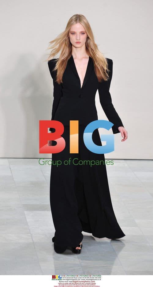 Models at London Fashion Week 2010