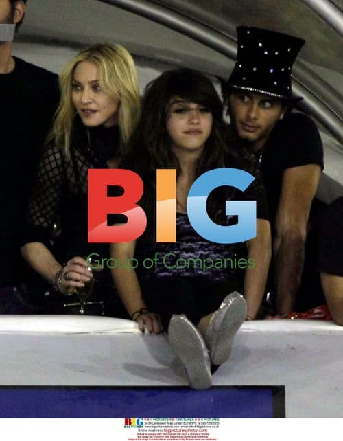 Madonna, Lourdes & Jesus Luz at Rio Carnaval 2010