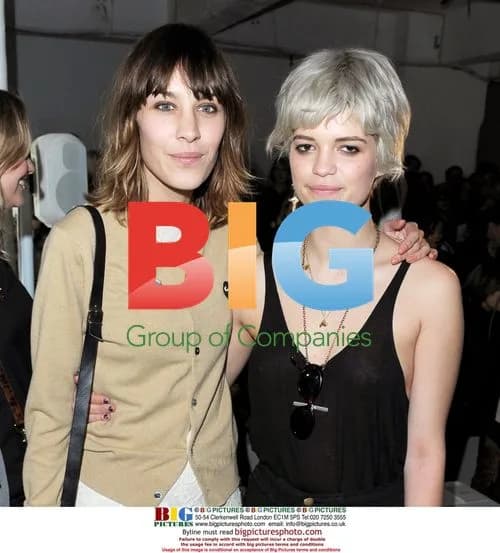 Alexa Chung and Pixie Geldof at London Fashion Week