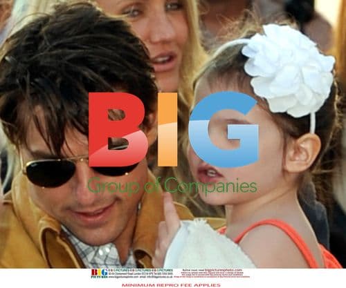 Tom Cruise and Family at Super Bowl