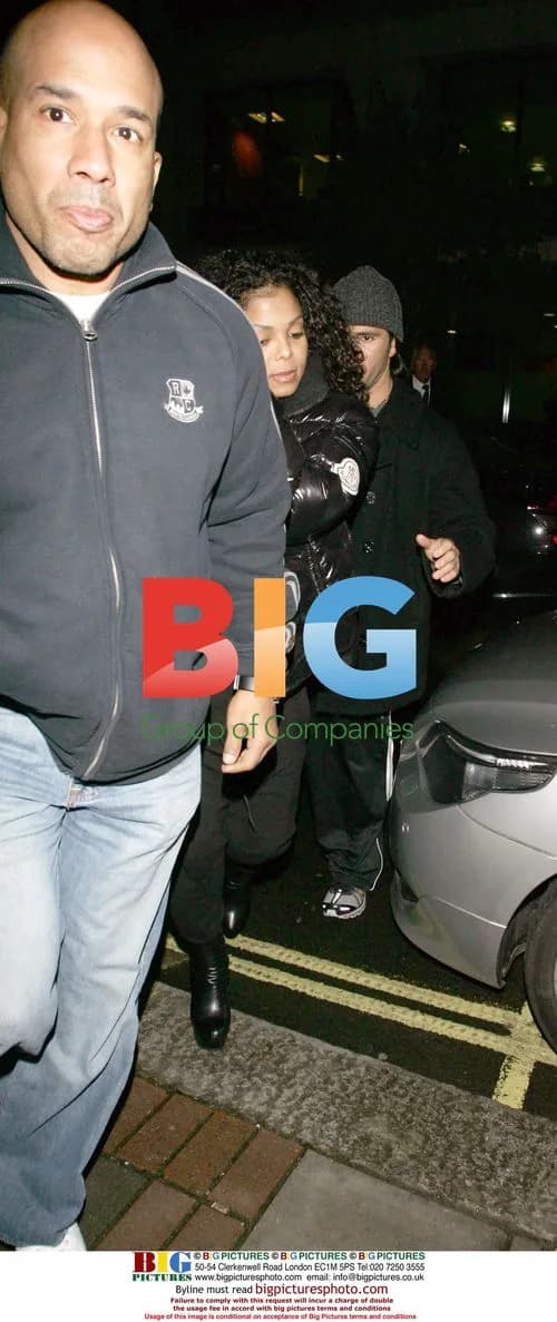 Janet Jackson Arrives at Hotel, London