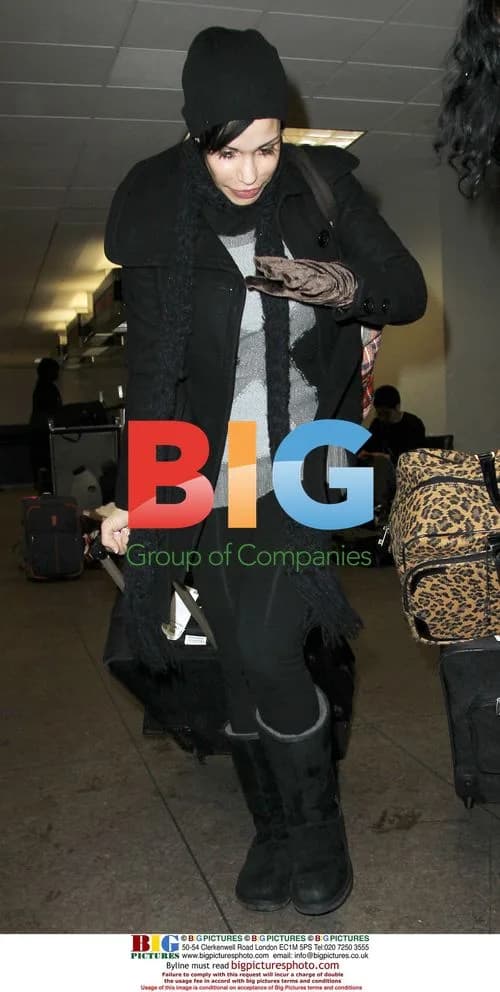 Octomom Nadya Suleman at JFK Airport