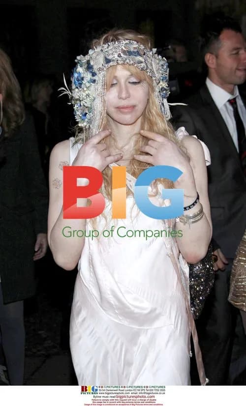 Courtney Love at Milan Fashion Week
