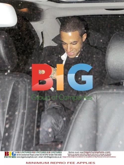 Marvin Humes and Rochelle Wiseman Leaving The Ivy